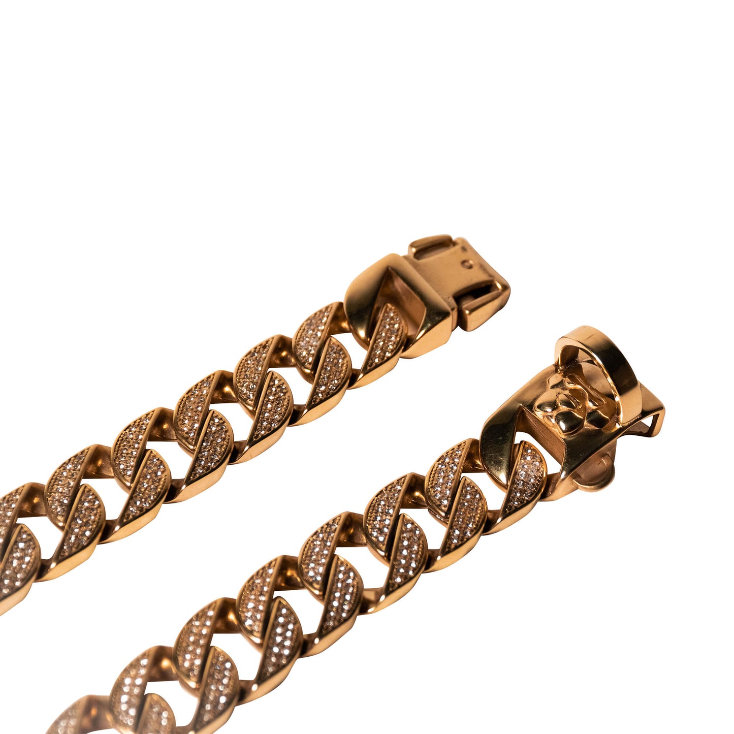 Medium Dog Diamond Cuban Link Collar | The Heracles Diamond