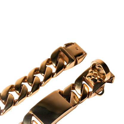 Heracles Custom Engrave Cuban Link Chain  for medium and big dogs