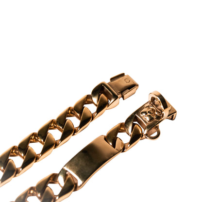 Small Dog Cuban Link Dog Collar | The Hermes