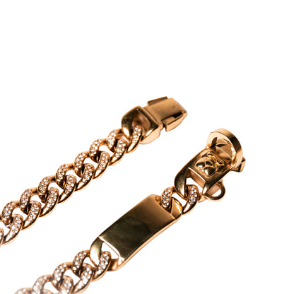 The Ares XS | Small Dog Diamond Curb Link Collar